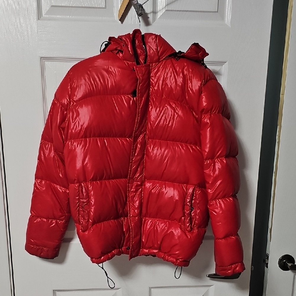 TNA Red Puffer Jacket - Picture 2 of 8